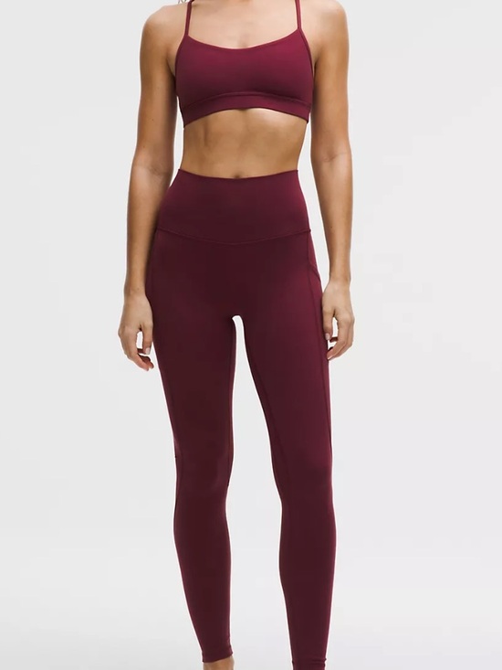 lululemon athletica Pants - lululemon Align™ High-Rise Pant 28" - Burgandy / wine